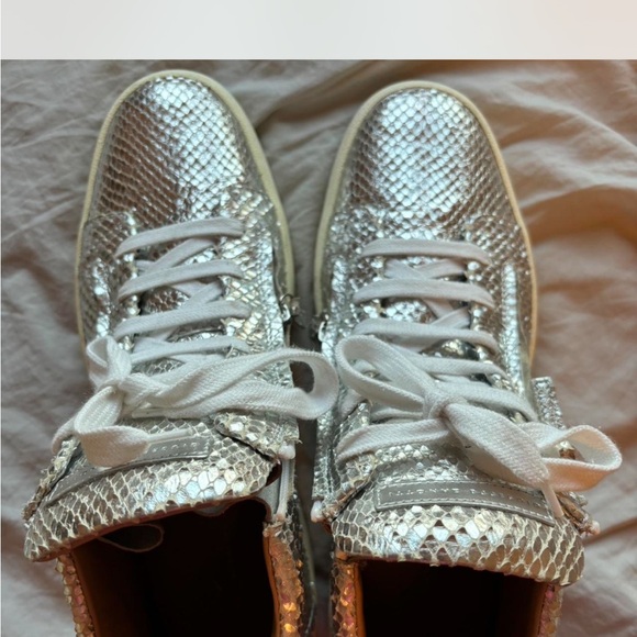 Giuseppe Zanotti Other - GIUSEPPE ZANOTTI silver men’s sneakers